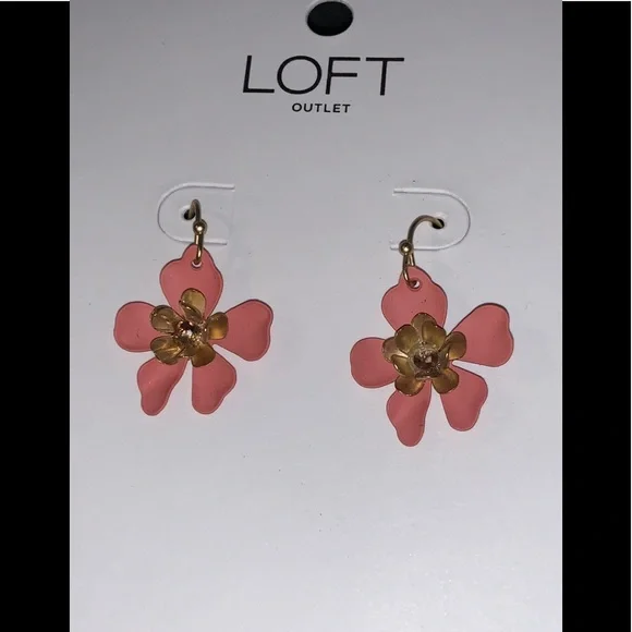 LOFT Flower Earrings - Picture 1 of 3